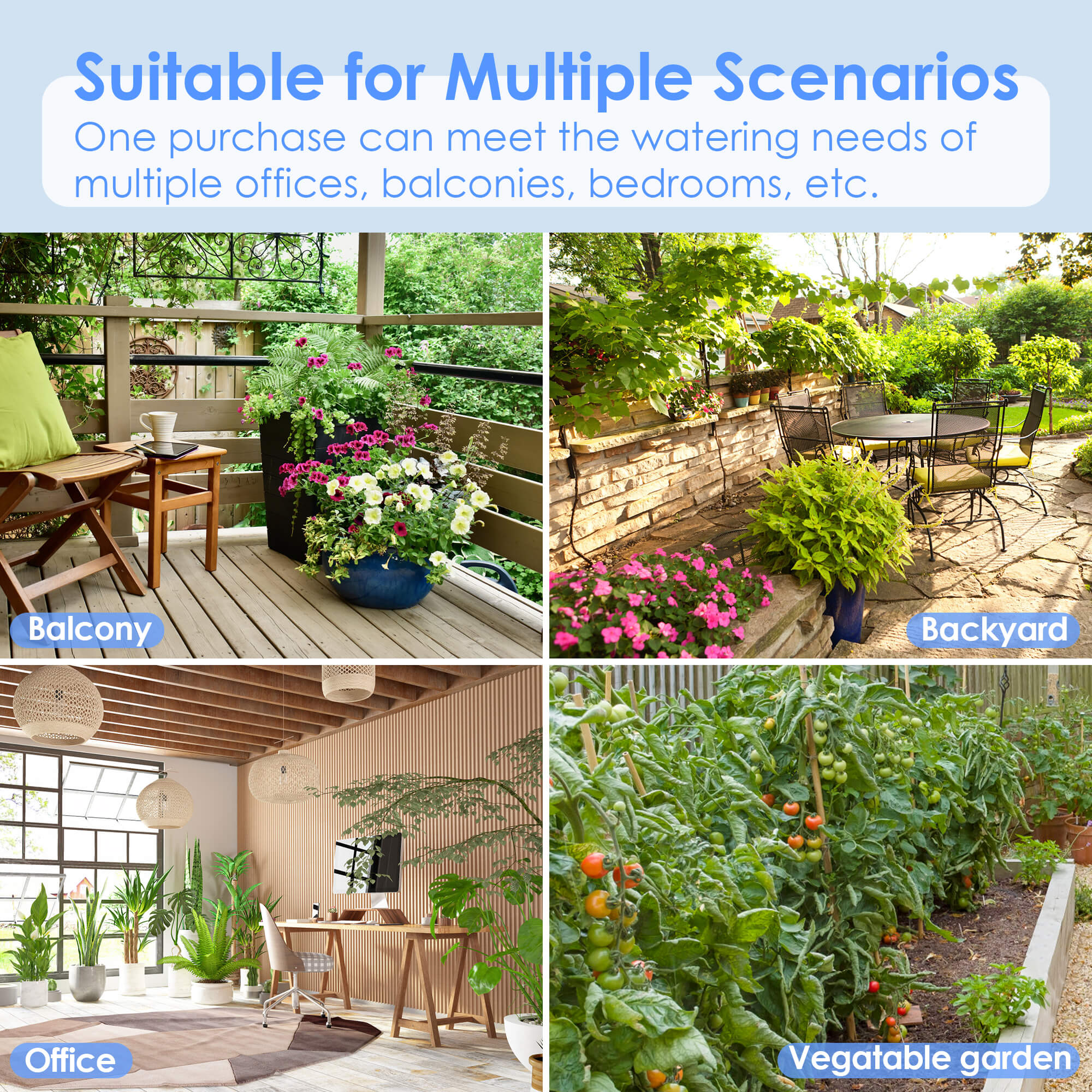 Automatic Watering System for Potted Plants, Automatic Drip Irrigation Kit, Plant Self Watering Programmable Indoor System with LED display/USB Power /Water Timer Automatic Watering System for Potted Plants, Automatic Drip Irrigation Kit, Plant Self Watering Programmable Indoor System with LED display/USB Power /Water Timer